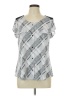 Diana Belle Silver Short Sleeve Top Size L - photo 1