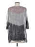 Soft Surroundings Silver 3/4 Sleeve Blouse Size S (estimated) - photo 2