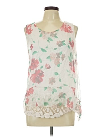 Tendenze Sleeveless Silk Top (view 1)