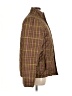 Lands' End 100% Polyester Plaid Brown Jacket Size 14 - 16 - photo 4