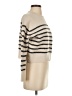 Vince. Stripes Tan Wool Pullover Sweater Size S - photo 4