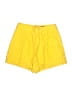 BCBGMAXAZRIA 100% Cotton Polka Dots Yellow Shorts Size XXS - photo 1