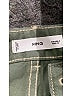 MNG Solid Green Casual Skirt Size S - photo 4
