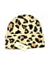 On 34th Animal Print Gold Tan Beanie One size - photo 1