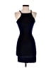 Boohoo Solid Blue Cocktail Dress Size 4 - photo 1