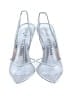 Stuart Weitzman White Silver Heels Size 8 - photo 2