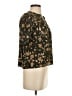 Ulla Johnson 100% Silk Brown Short Sleeve Silk Top Size 2 - photo 4