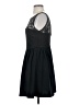 Aqua Solid Black Cocktail Dress Size S - photo 5