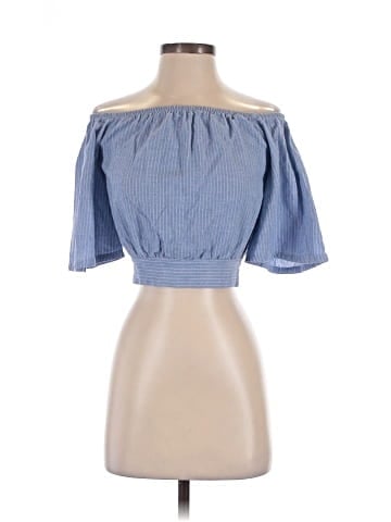 JOA Short Sleeve Blouse (view 1)