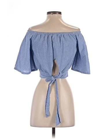 JOA Short Sleeve Blouse (view 2)