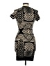 Presley Skye Chevron-herringbone Black Cocktail Dress Size M - photo 2