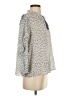 Ulla Johnson 100% Cotton Floral Ivory Blue 3/4 Sleeve Blouse Size 0 - photo 4