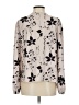 Emery Rose Floral Ivory Long Sleeve Blouse Size S - photo 2