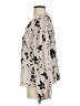 Emery Rose Floral Ivory Long Sleeve Blouse Size S - photo 5