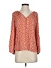 Collective Concepts Orange 3/4 Sleeve Blouse Size S - photo 1