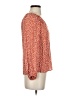 Collective Concepts Orange 3/4 Sleeve Blouse Size S - photo 4