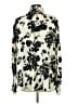 Cherry Clothing 100% Polyester Floral Ivory Long Sleeve Blouse Size L - photo 2