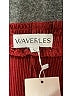 Waverles 100% Polyester Burgundy Casual Pants Size L - photo 7