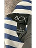 BCX 100% Polyester Stripes Blue 3/4 Sleeve Blouse Size L - photo 7