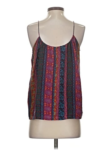 Tucker Sleeveless Silk Top (view 2)