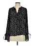 J.Crew 100% Polyester Black Long Sleeve Blouse Size S - photo 1