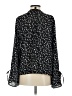J.Crew 100% Polyester Black Long Sleeve Blouse Size S - photo 2