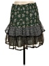 Allison 100% Polyester Paisley Green Casual Skirt Size S - photo 1
