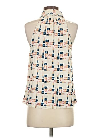 Maeve Sleeveless Button-Down Shirt (view 2)