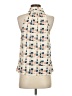 Maeve Ivory Sleeveless Button-Down Shirt Size 2 - photo 2
