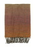 D&Y 100% Acrylic Houndstooth Brown Orange Scarf One size - photo 2