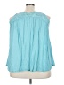Suzanne Betro Teal Sleeveless Blouse Size 4X - photo 2