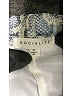 Socialite 100% Polyester Paisley Silver Casual Skirt Size M - photo 4