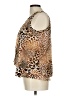 Anthony Original 100% Polyester Animal Print Brown Sleeveless Blouse Size L - photo 5