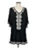 Stella & Dot 100% Viscose Black Short Sleeve Blouse Size XS - photo 1