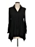 Joseph A. 100% Rayon Black Long Sleeve Blouse Size L - photo 1