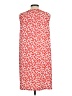 MICHAEL Michael Kors Print Red Casual Dress Size L - photo 2