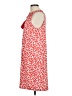MICHAEL Michael Kors Print Red Casual Dress Size L - photo 5