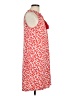 MICHAEL Michael Kors Print Red Casual Dress Size L - photo 4