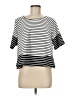 Unbranded Stripes Black White Short Sleeve Top One size - photo 1