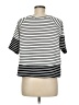 Unbranded Stripes Black White Short Sleeve Top One size - photo 2
