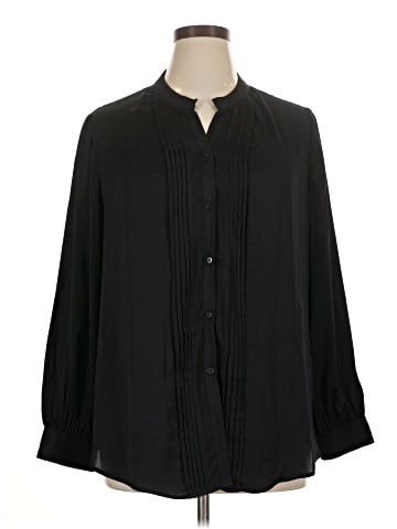 Dennis Basso Long Sleeve Blouse (view 1)
