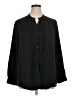 Dennis Basso 100% Polyester Solid Black Long Sleeve Blouse Size 1X - photo 1