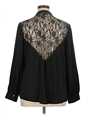 Dennis Basso Long Sleeve Blouse (view 2)