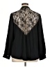 Dennis Basso 100% Polyester Solid Black Long Sleeve Blouse Size 1X - photo 2