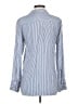Zara 100% Viscose Stripes Blue Long Sleeve Blouse Size XS - photo 2