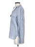 Zara 100% Viscose Stripes Blue Long Sleeve Blouse Size XS - photo 5