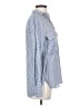 Zara 100% Viscose Stripes Blue Long Sleeve Blouse Size XS - photo 4