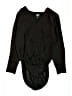Lands' End 100% Polyester Black Bodysuit Size 14 - photo 1