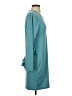Merokeety Solid Teal Casual Dress Size S - photo 4