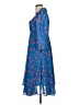 eShakti 100% Polyester Hearts Blue Casual Dress Size XS - photo 5